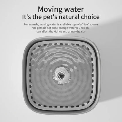 101oz/3L Pet Water Fountain Automatic Induction Circulating Filter